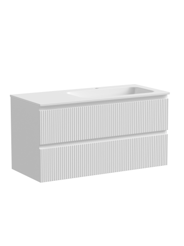 Тумба под раковину Sancos SNOB T SNT100RW 100х45х50 подвесная цвет белый